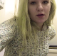 A pretty, blonde, Eatern-European girl records herself farting in several scenes and shitting while sitting on a toilet in a train. Presented in 720P HD. Exactly 6.5 minutes.